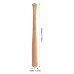 OMIN Premium Natural Wooden Baseball Bat - Perfect for Training, League Play, and Home Run Practice